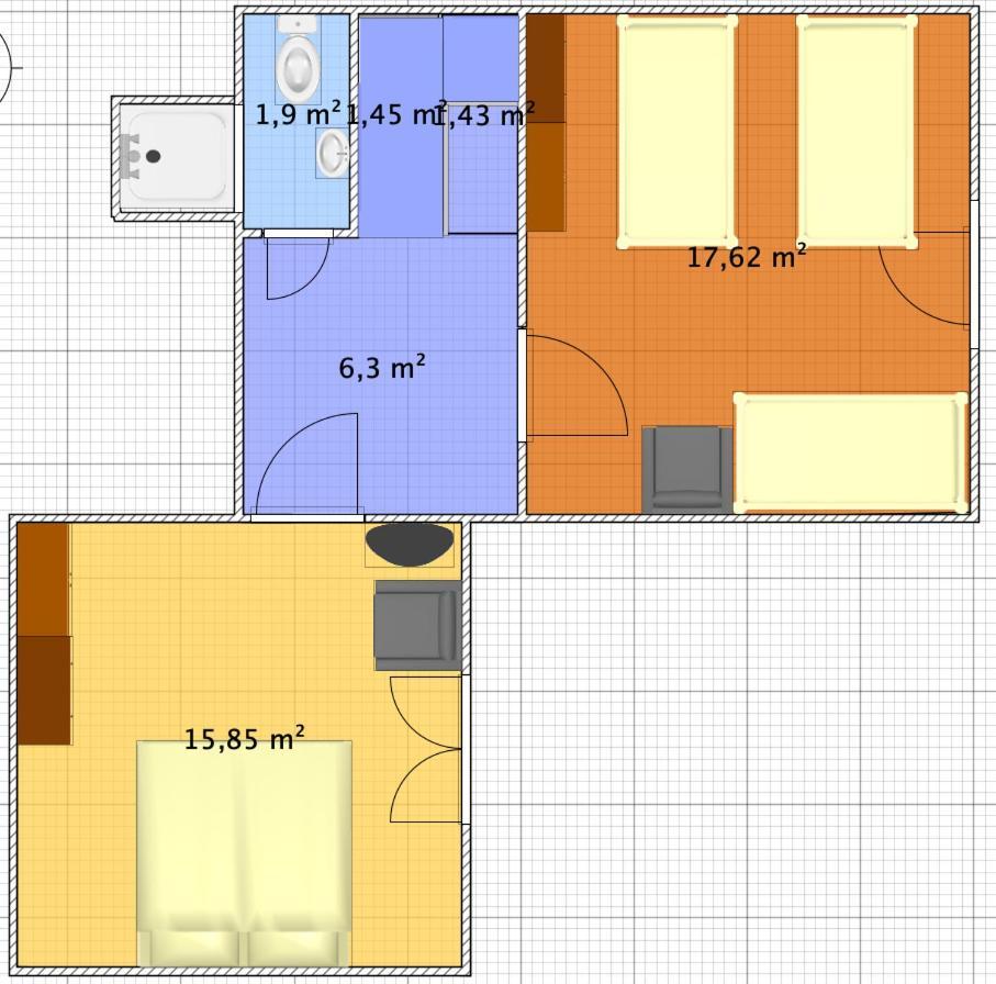Ferienwohnung Kek Kucko Vendeghaz Fonyód Exterior foto