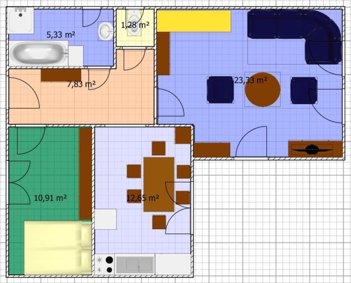 Ferienwohnung Kek Kucko Vendeghaz Fonyód Exterior foto